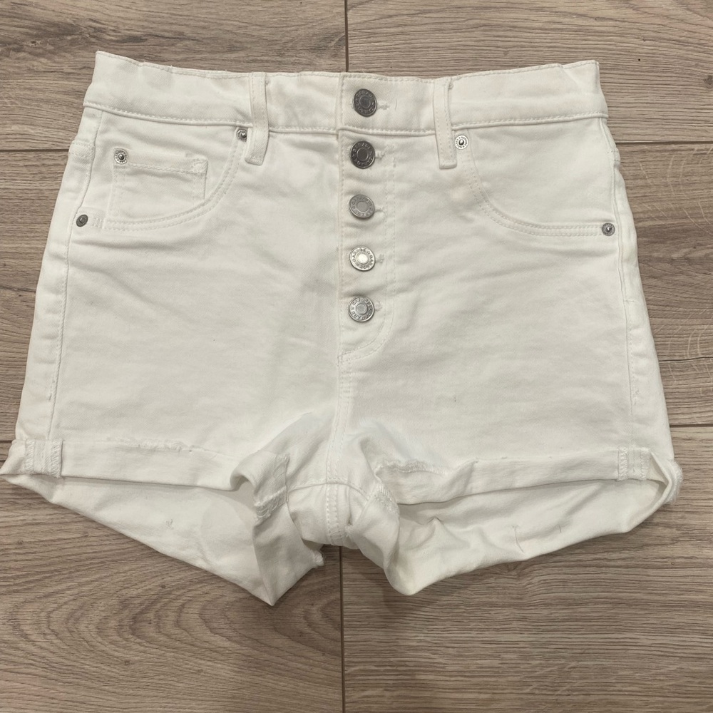 Garage white shorts